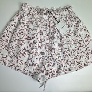 Glamorous cotton lined high waist shorts size 10 NWT